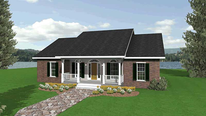 Country House Plans Farmhouse Home Design DH2005 2211