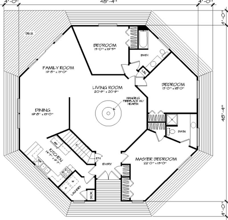 Geometric House Plans Home Design LS H 924 1