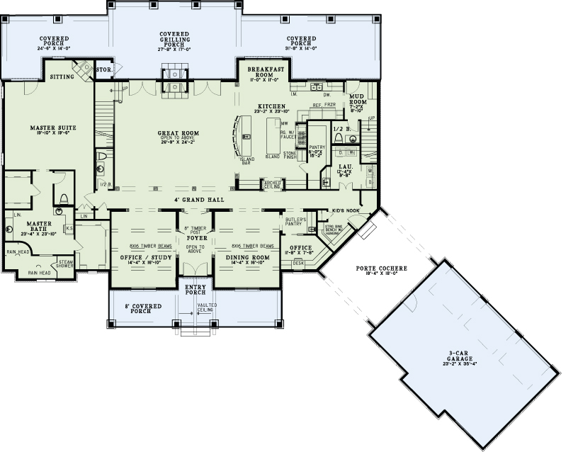 House Plan 153 2022 6 Bdrm 6 024 Sq Ft Luxury Home ThePlanCollection