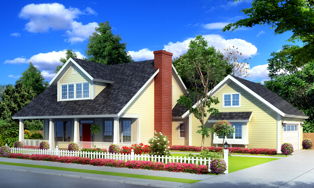 1 1 2 Story House Plan 178 1251 3 Bedrm 1675 Sq Ft Home ThePlanCollection