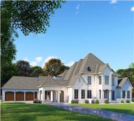 Colonial House Plan Bedrms Baths Sq Ft