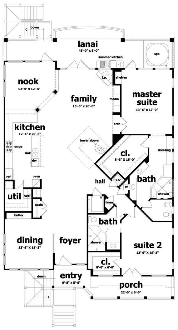 Floor Plan First Story