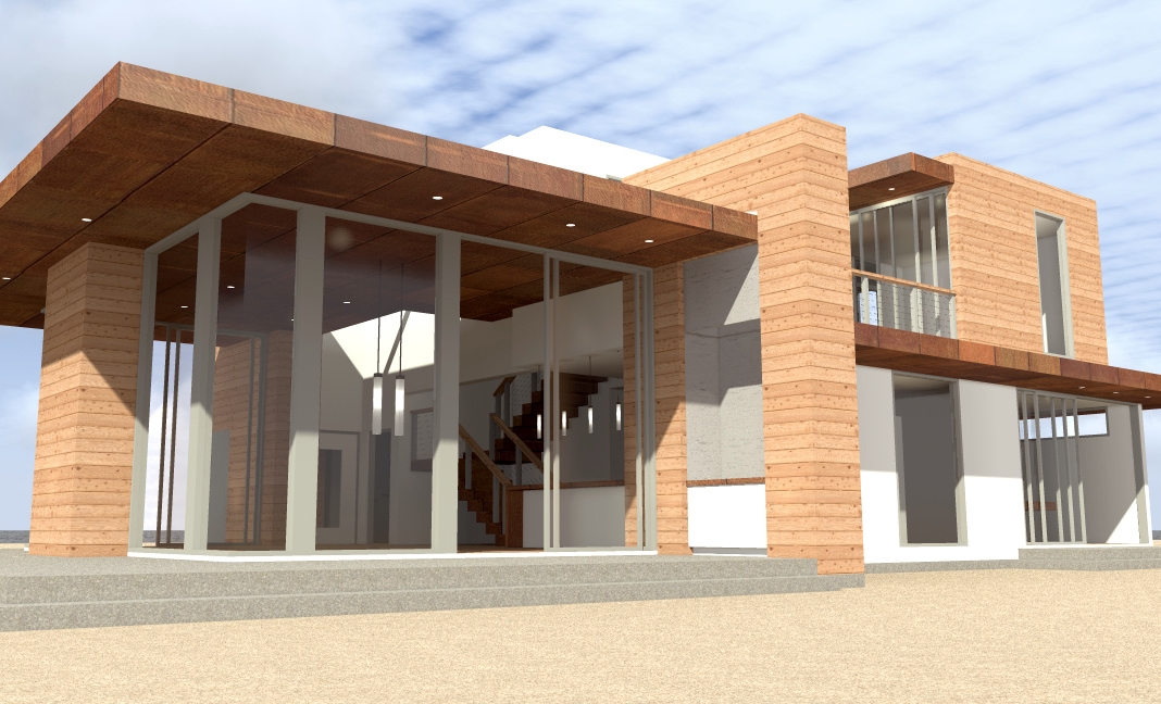 4-Bedroom, 2490 Sq Ft Modern Home - Plan #116-1104 - Main Exterior