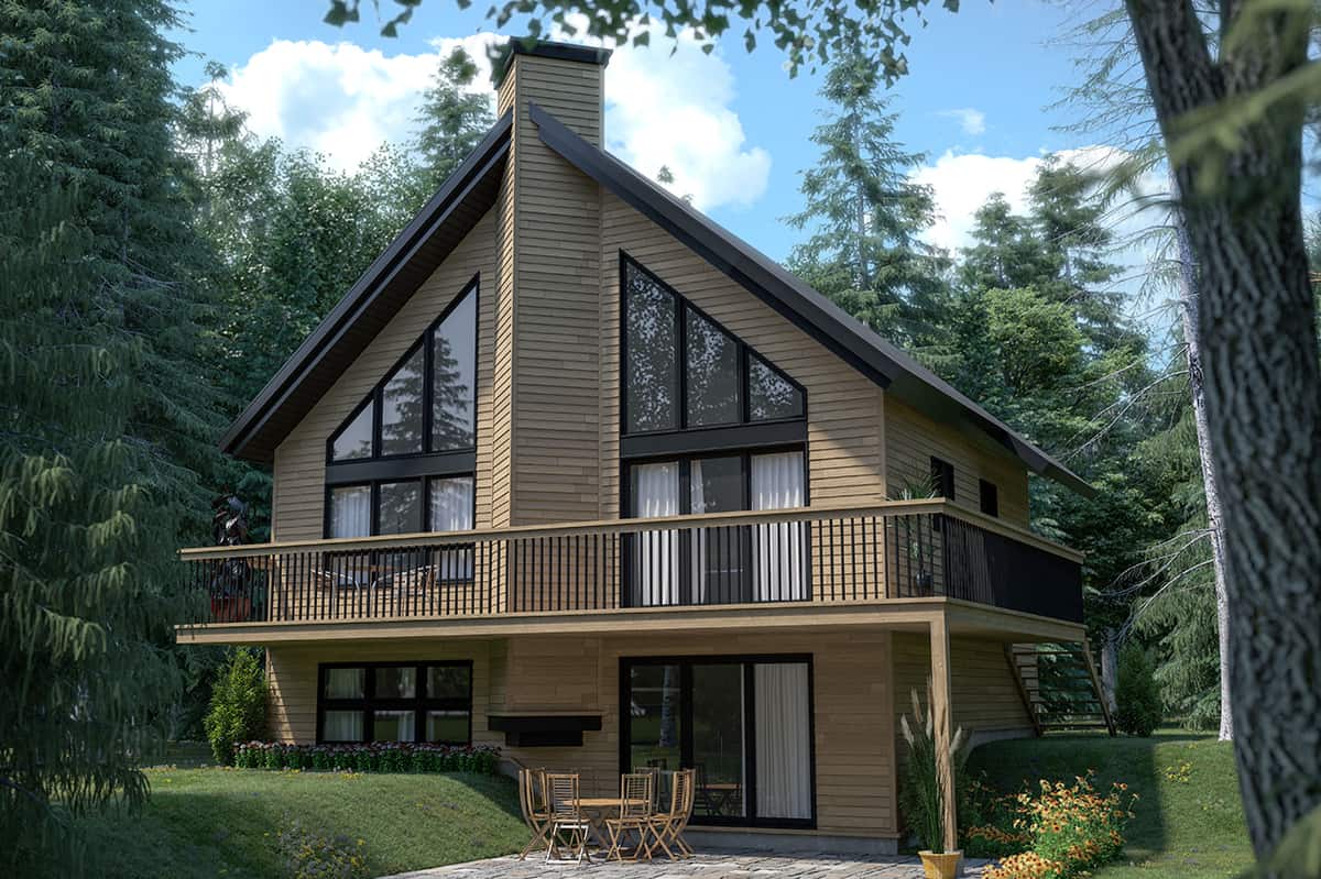 3-Bedroom, 1873 Sq Ft Contemporary House - Plan #126-1242 - Front Exterior