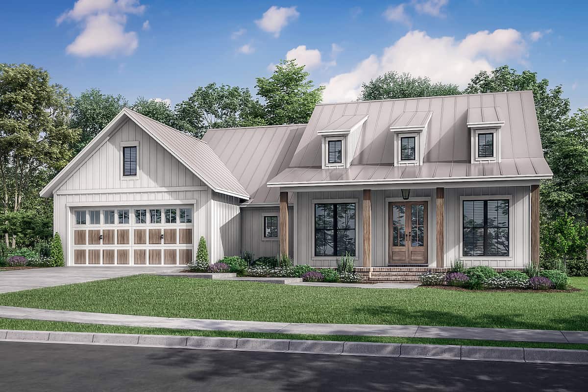 3-Bedroom, 1740 Sq Ft Farmhouse Home - Plan #142-1252 - Main Exterior