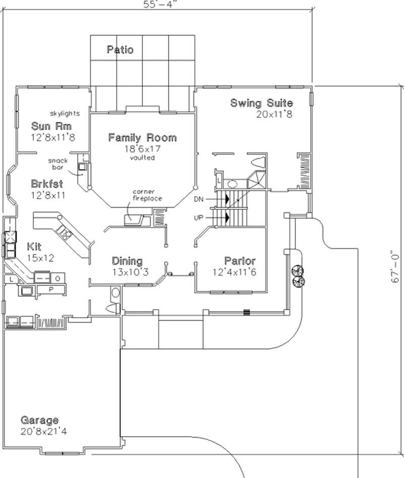 Floor Plan First Story