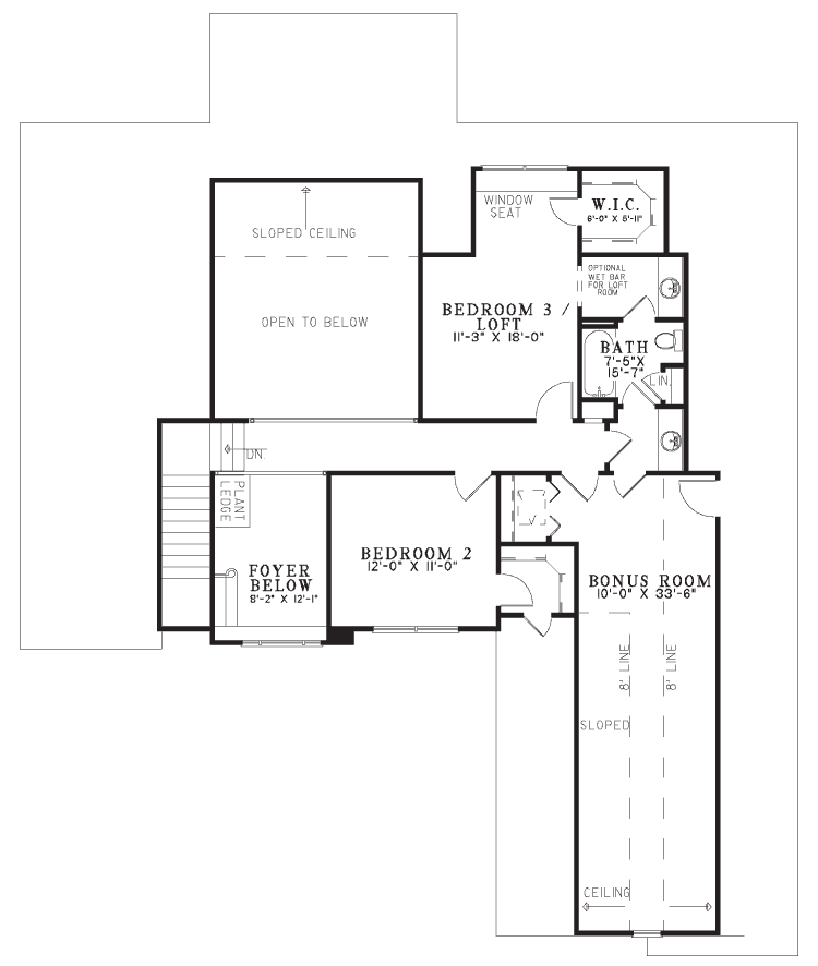 Floor Plan Second Story