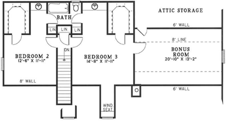 Upper Level Floor Plan