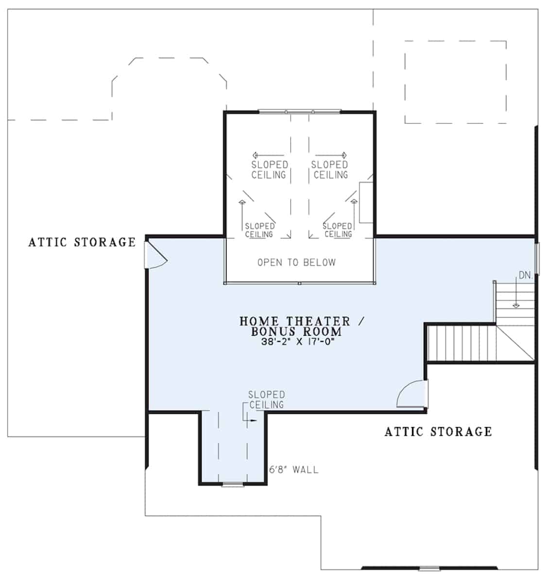 Floor Plan Bonus Room
