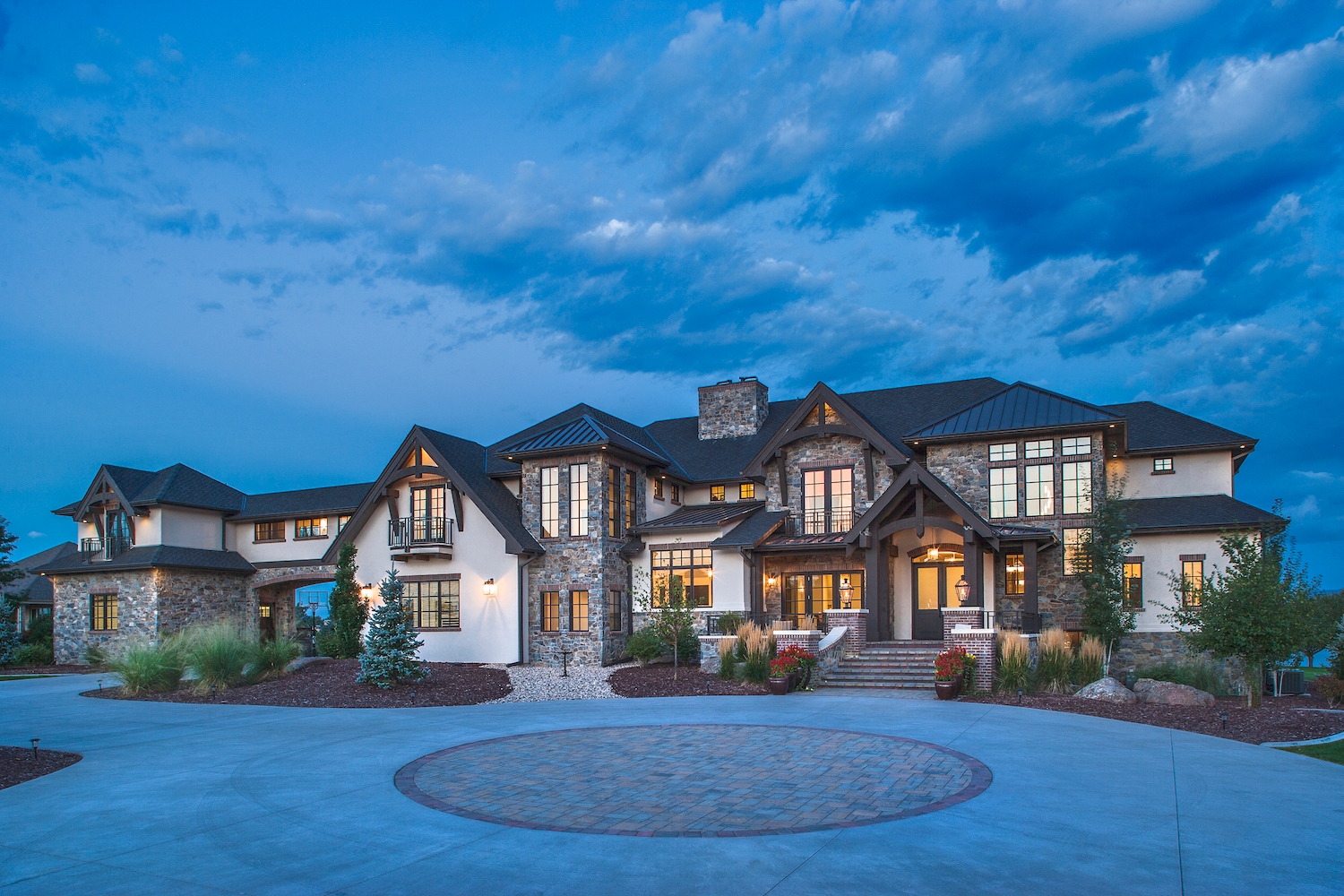 5-Bedroom, 6563 Sq Ft European House Plan - 161-1077 - Front Exterior