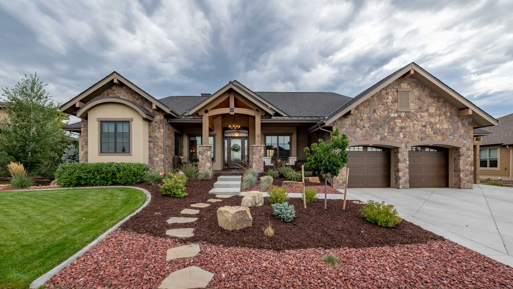 2–3-Bedroom, 2861-4037 Sq Ft Ranch House - Plan #161-1127 - Front Exterior