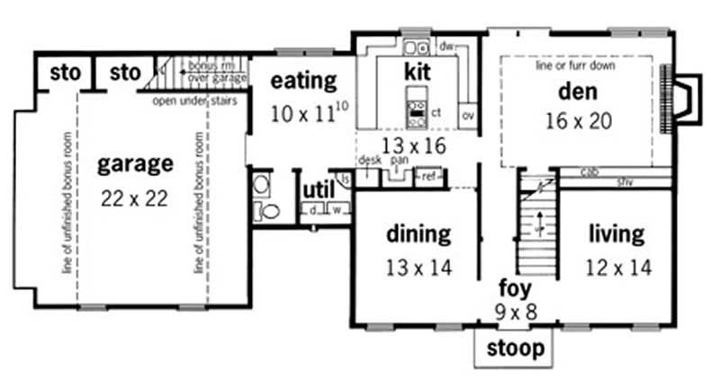 Floor Plan First Story