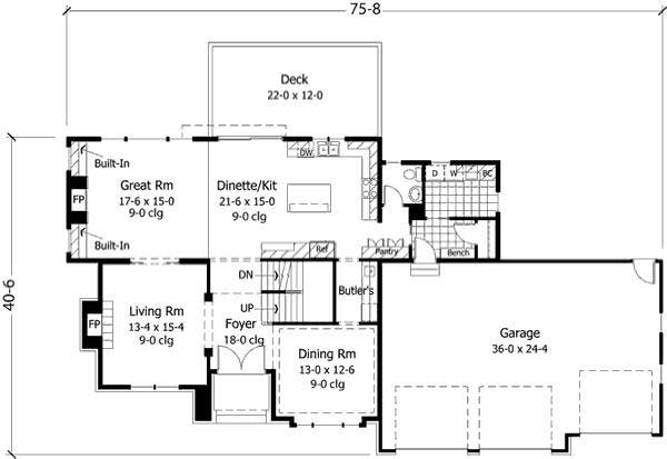 Floor Plan First Story
