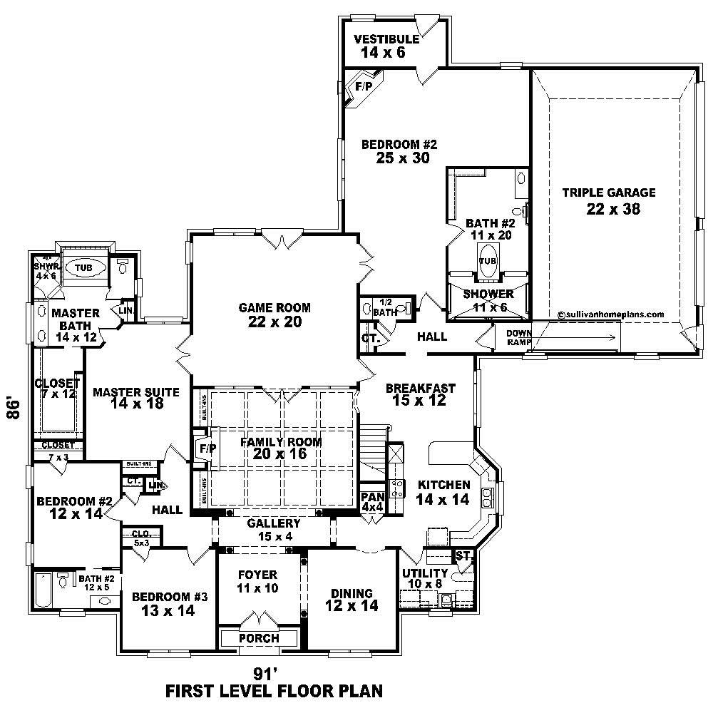 Floor Plan First Story