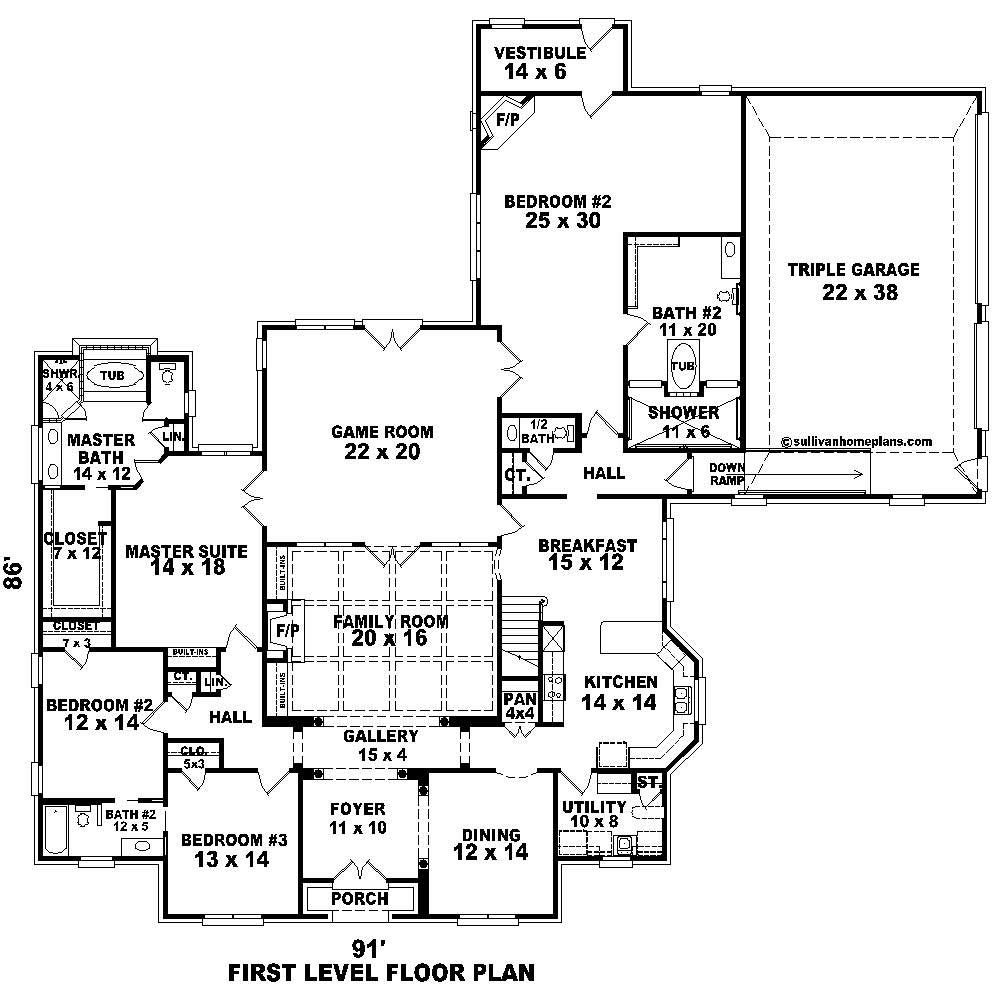 Floor Plan First Story