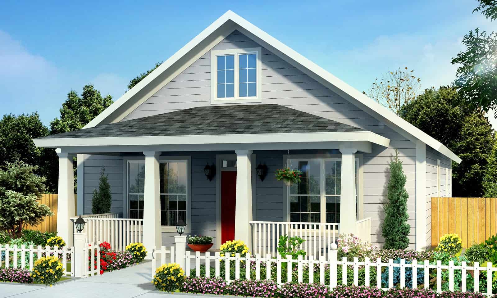 Cottage House Plan - 3 Bedrms, 2 Baths - 1437 Sq Ft - #178-1395