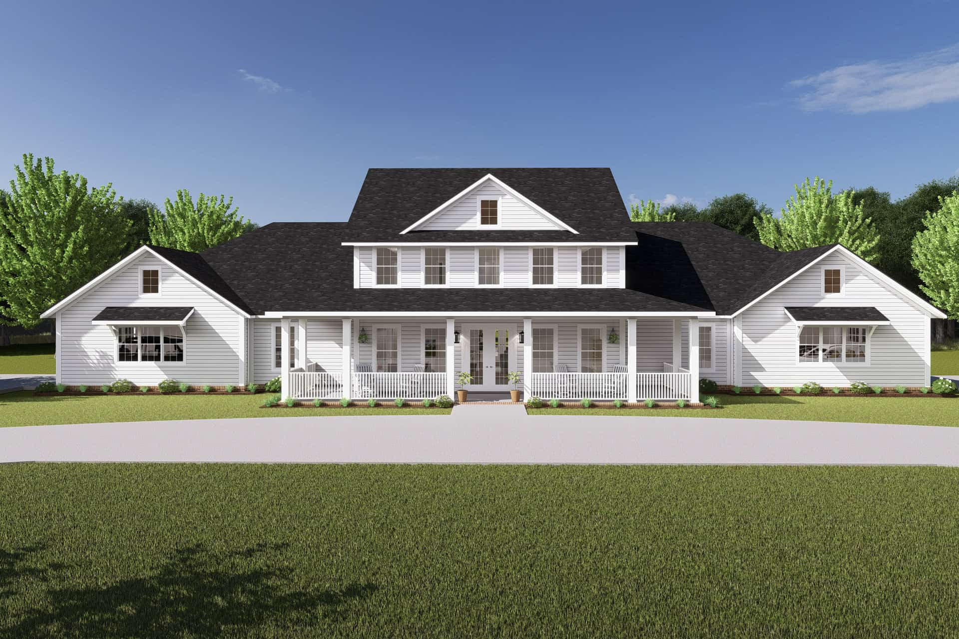 Modern Farmhouse Home Plan - 6 Bedrms, 4.5 Baths - 4952 Sq Ft - #178-1420