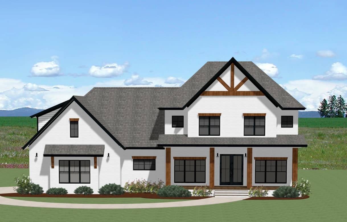Modern Farmhouse Home Plan - 3 Bedrms, 2.5 Baths - 3163 Sq Ft - #189-1143