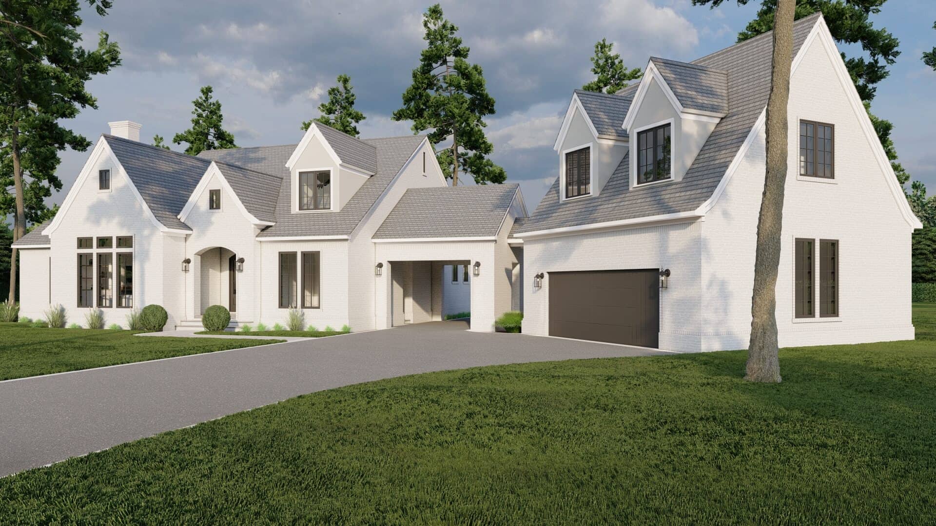 European House Plan - 4 Bedrms, 4 Baths - 3299 Sq Ft - #193-1284