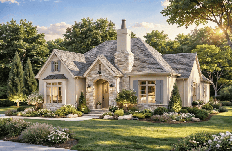 Cottage Home Plan - 2 Bedrms, 2.5 Baths - 1576 Sq Ft - #193-1398