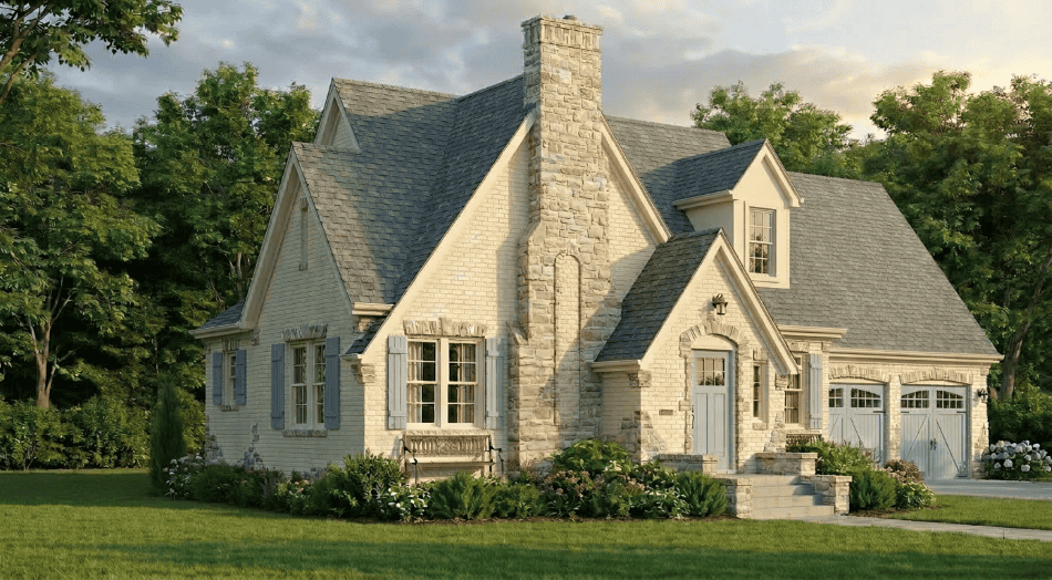 Cottage Floor Plan - 3 Bedrms, 3.5 Baths - 2091 Sq Ft - #193-1404