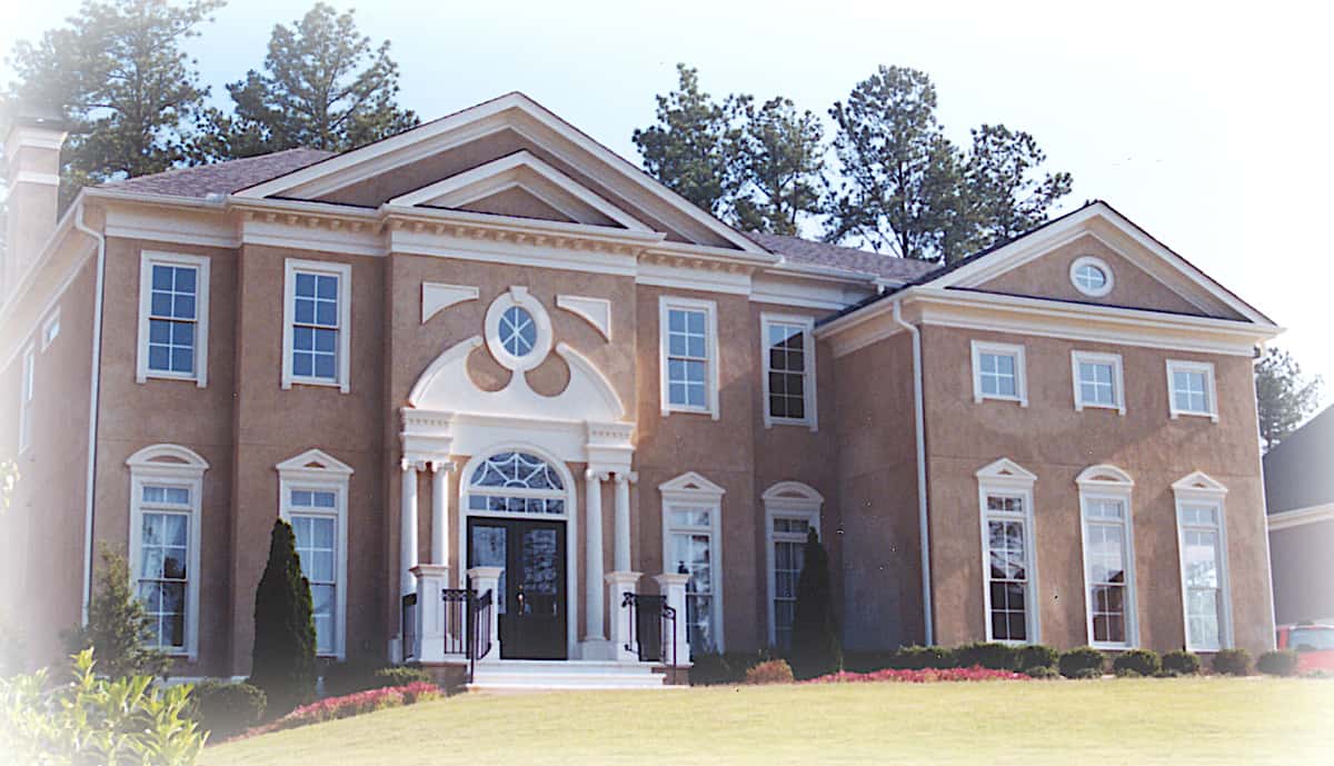 4-Bedroom, 3714 Sq Ft Colonial Home - Plan #198-1136 - Main Exterior