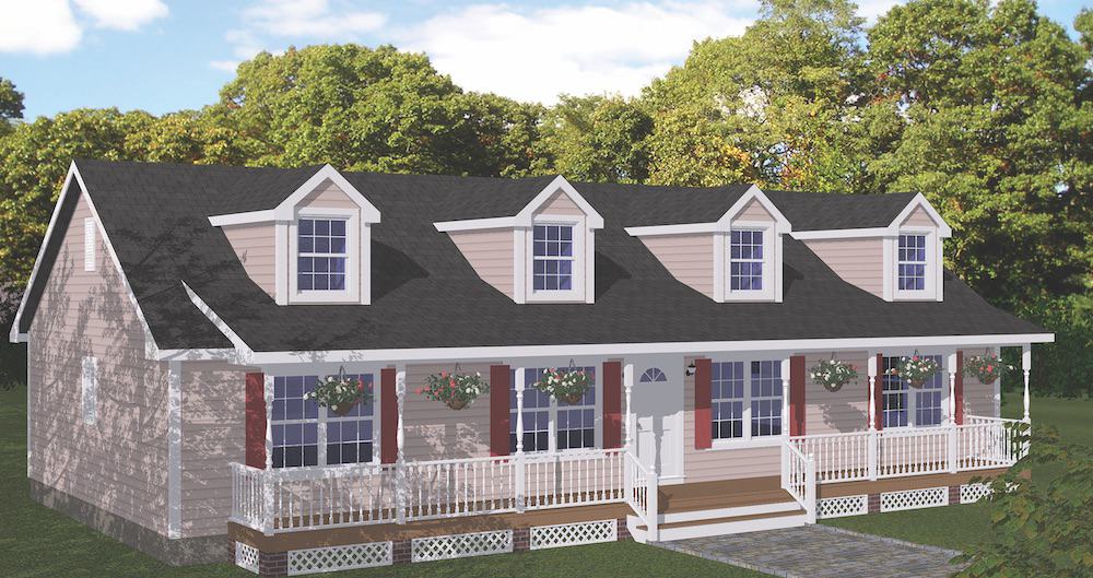 3-Bedroom, 1538 Sq Ft Cape Cod Home - Plan #200-1087 - Main Exterior