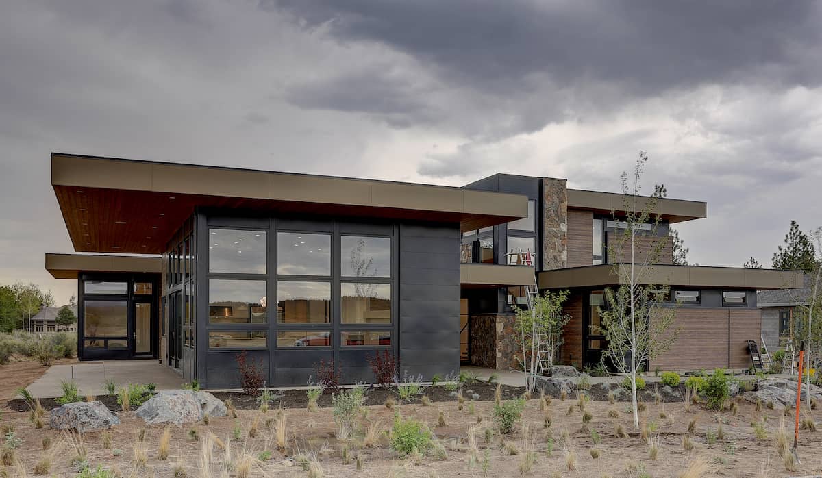 4-Bedroom, 3837 Sq Ft Modern Home - Plan #202-1031 - Main Exterior
