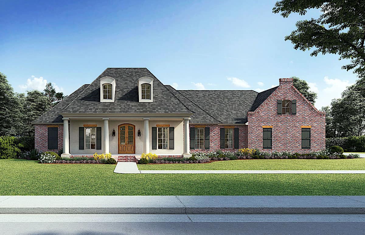 4-Bedroom, 4226 Sq Ft European Style House - Plan #206-1008 - Front Exterior