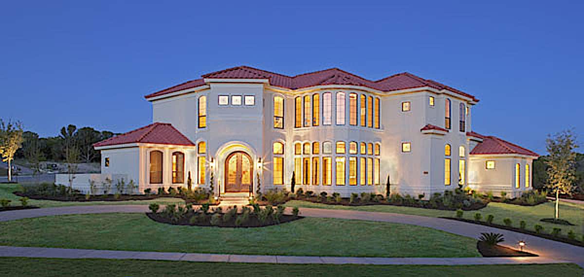 4-Bedroom, 3804 Sq Ft Luxury Home - Plan #209-1012 - Main Exterior