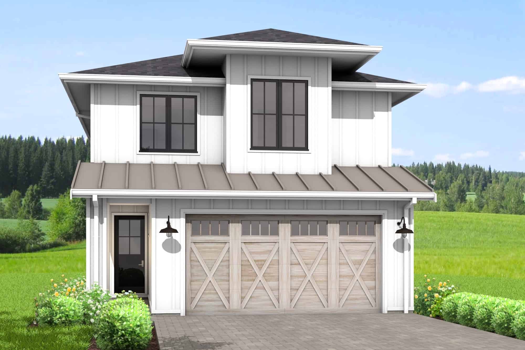 3-Bedroom, 1650 Sq Ft Farmhouse Home Plan - 211-1062 - Main Exterior