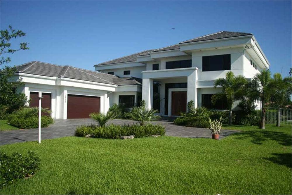 Photo of Contemporary Luxury Home Plan - Florida Style House Plan #107-1015