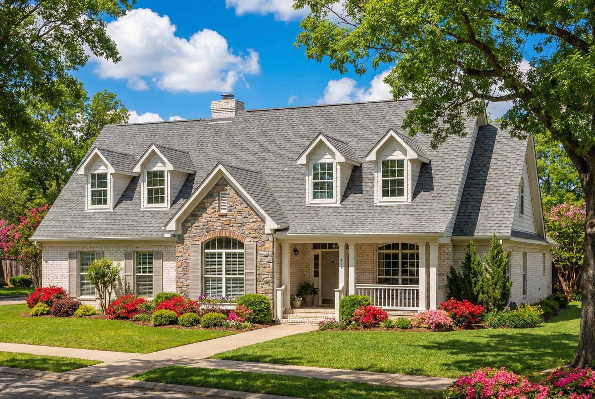 Front elevation of Country home (ThePlanCollection: House Plan #153-1176)