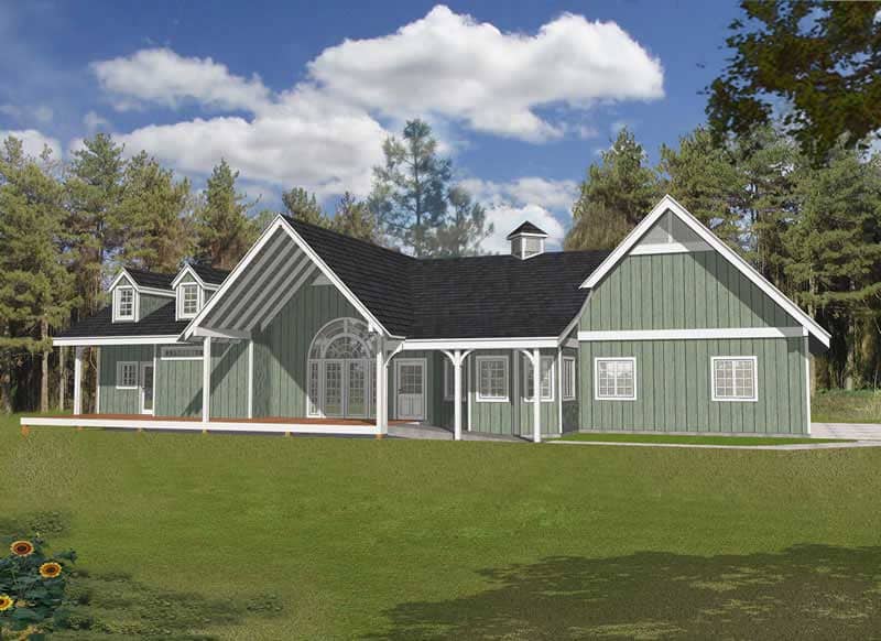 Main image for house plan # 18897