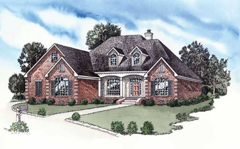 Color Rendering of this house plan