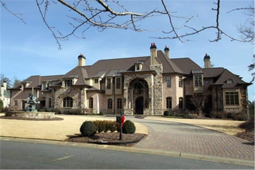 7-Bedroom, 8628 Sq Ft Luxury House - Plan #106-1325 - Front Exterior