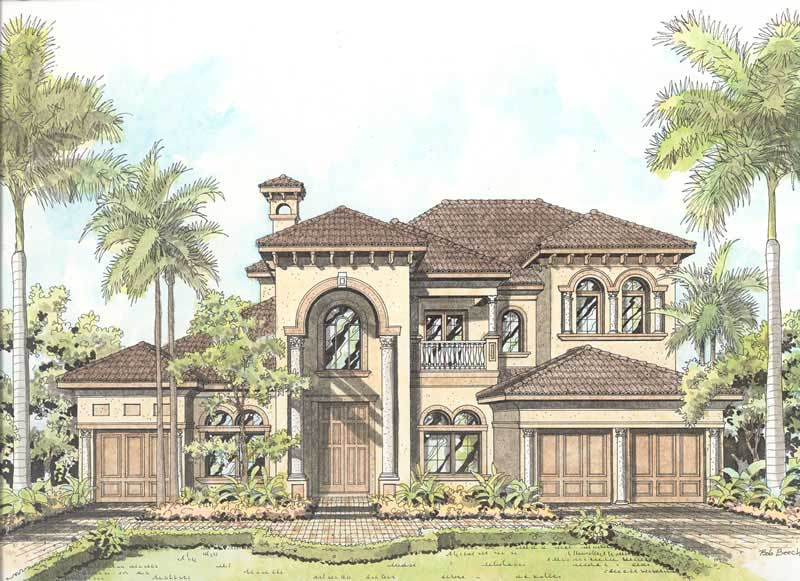 4-Bedroom, 11237 Sq Ft Cape Cod House Plan - 107-1194 - Front Exterior