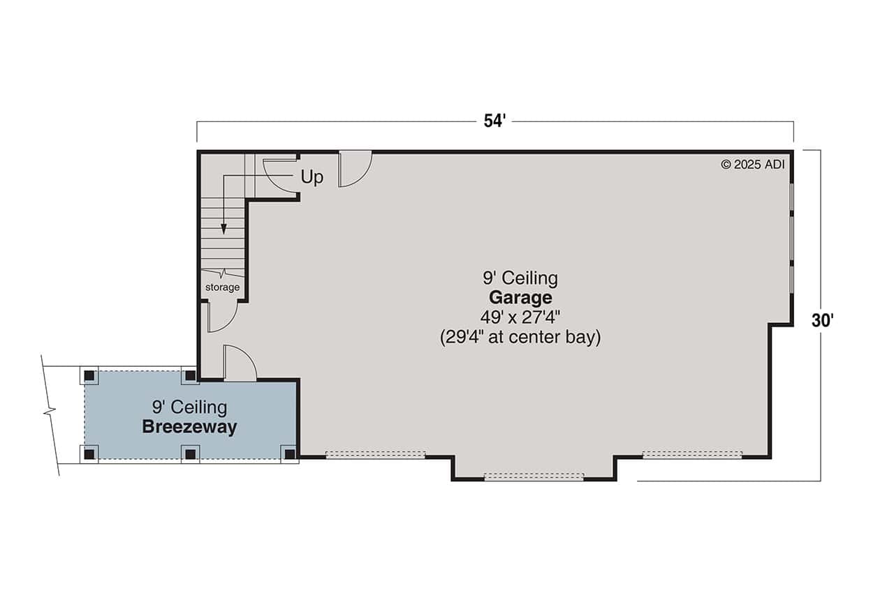 Floor Plan Garage