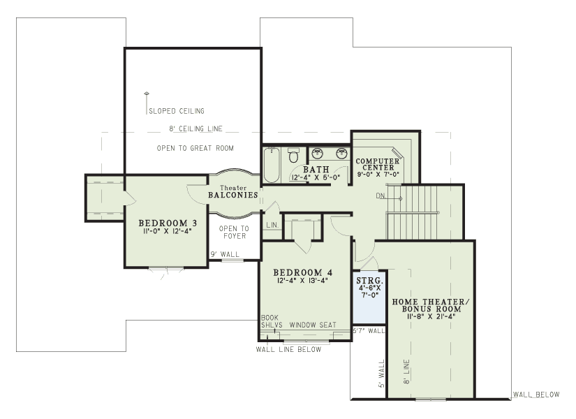 Floor Plan Second Story