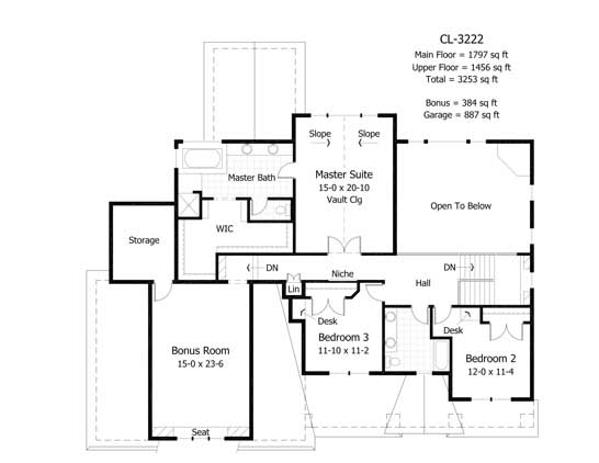Floor Plan Second Story