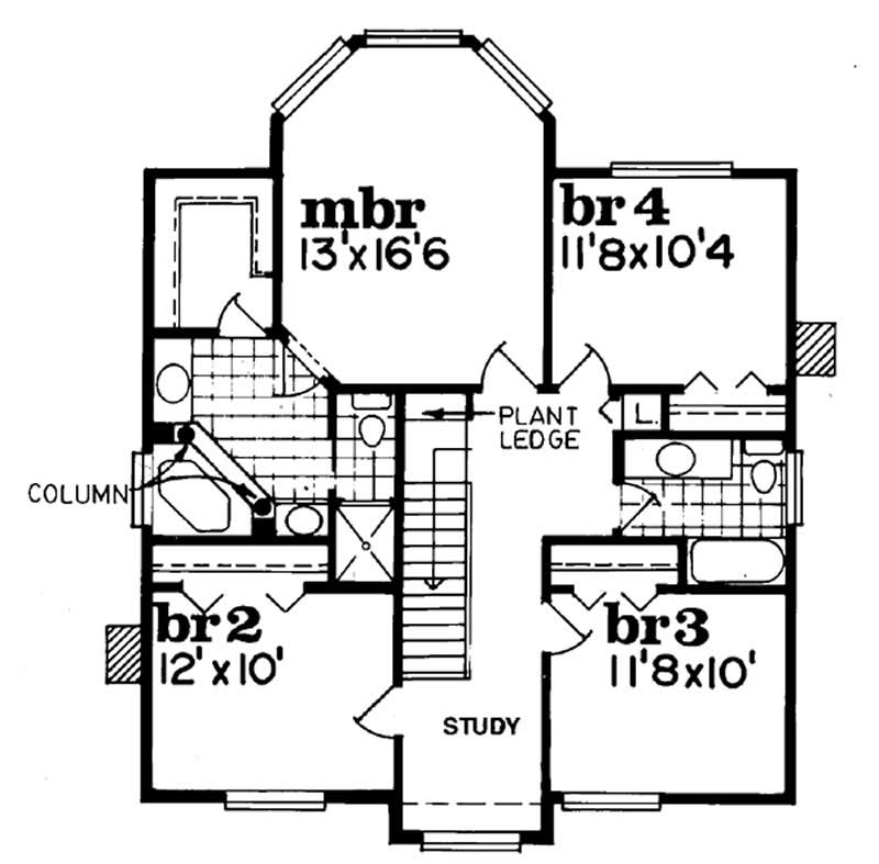 Upper Level Floor Plan