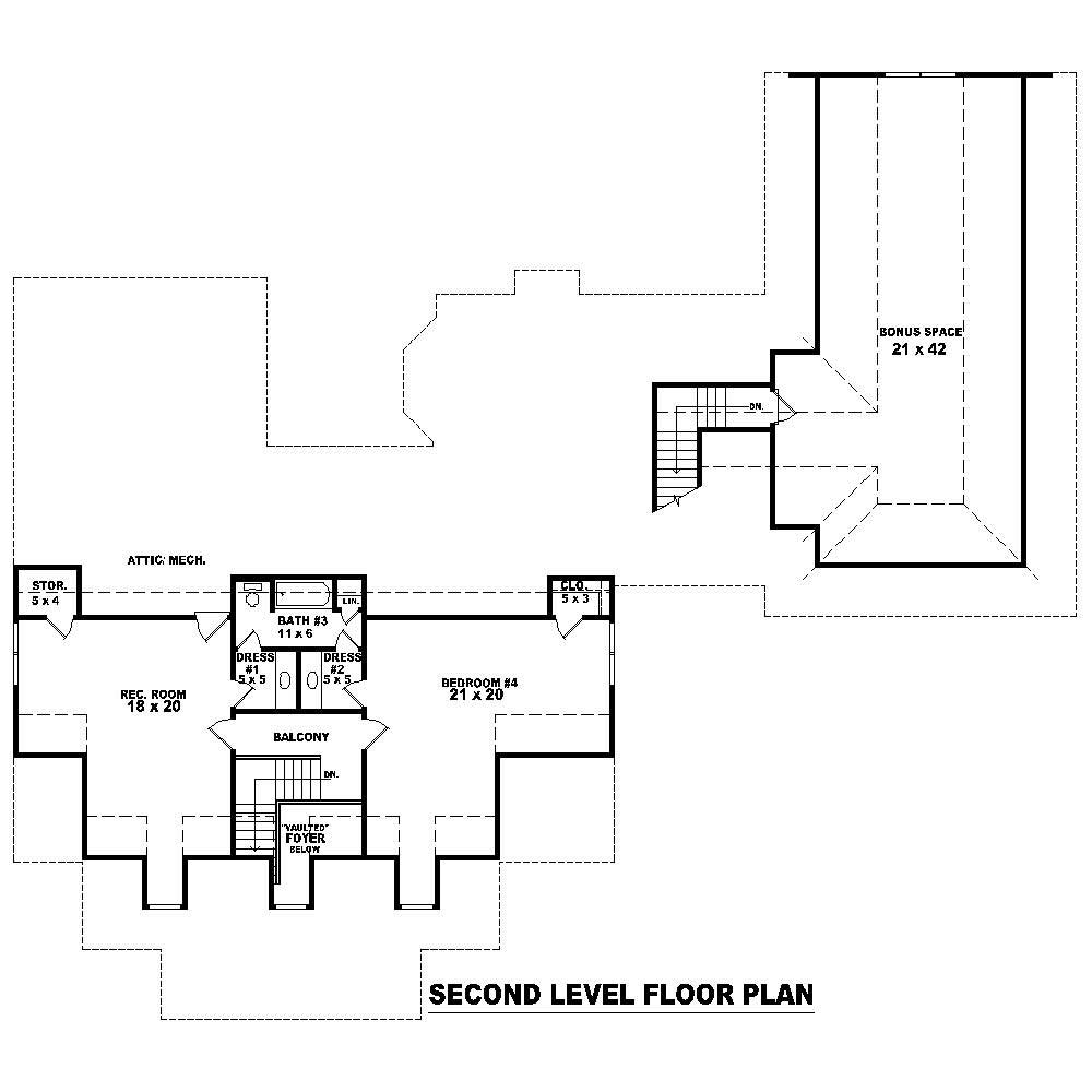Floor Plan Second Story