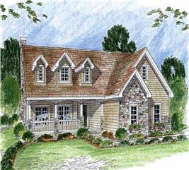 Cape Cod - 1 1/2 Story Home with 2 Bedrooms, 2614 Sq Ft | Floor Plan ...