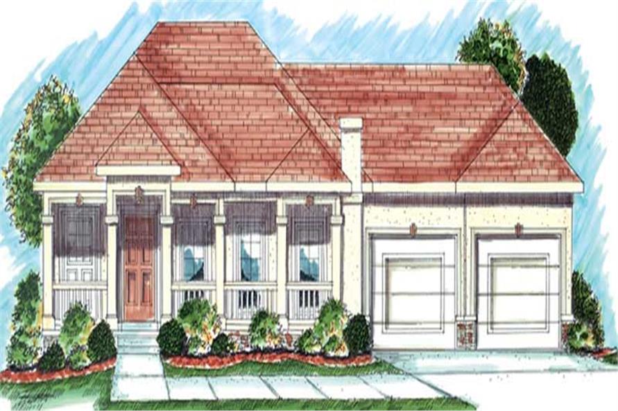 Mediterranean Ranch Home With 2 Bedrooms 1586 Sq Ft House Plan 100 1014