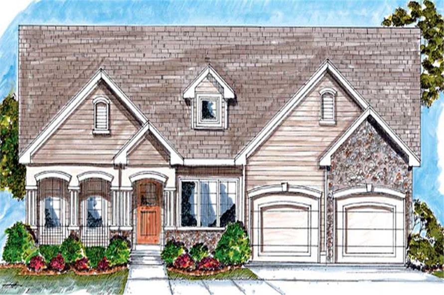 2-Bedroom, 1685 Sq Ft Cottage Home Plan - 100-1094 - Main Exterior