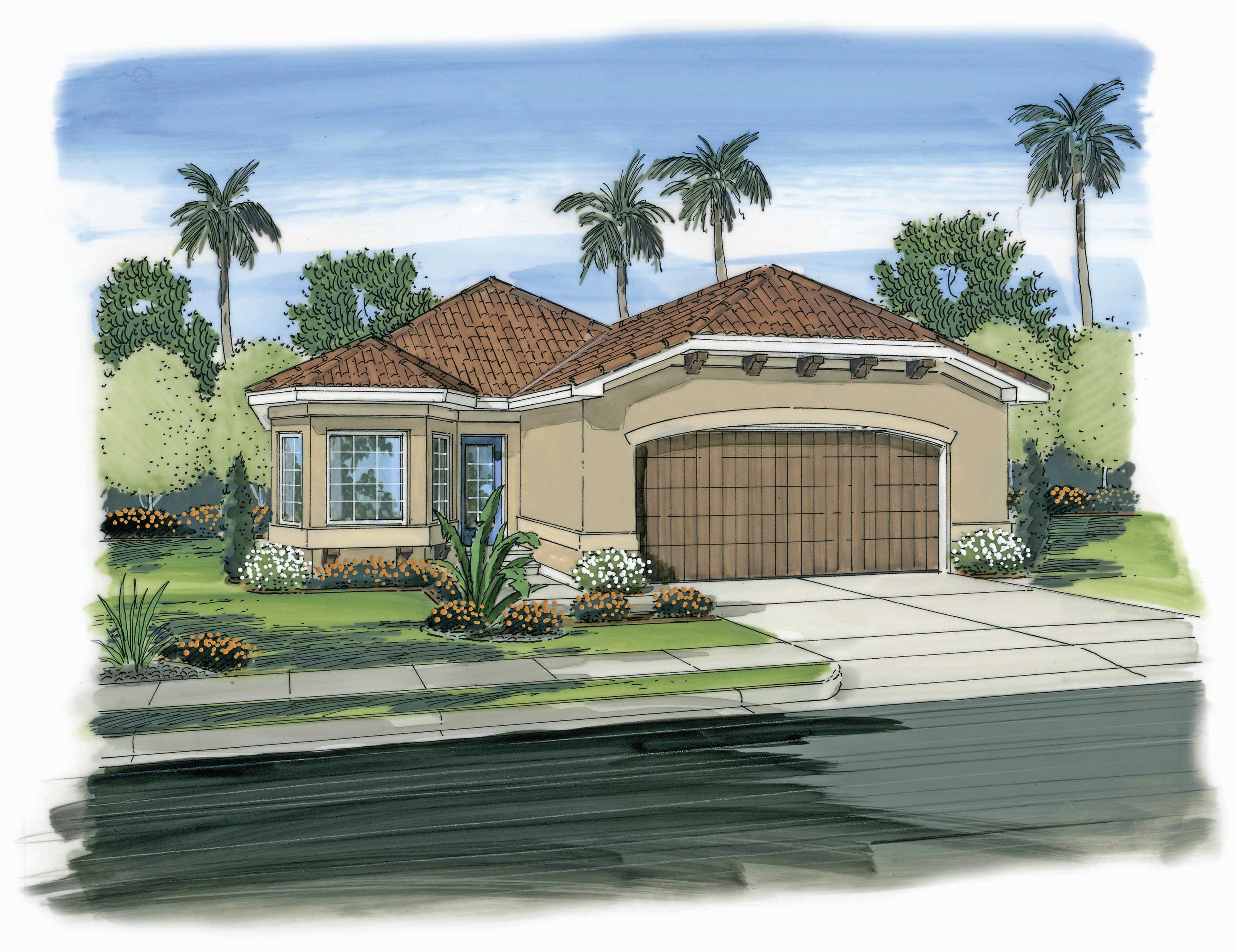 California Style Southwest Home With 3 Bedrooms 1304 Sq Ft Floor Plan 100 1177