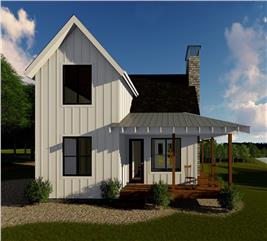 Modern Farmhouse Floor Plan - 1 Bedrm, 1 Bath - 989 Sq Ft - #100-1344