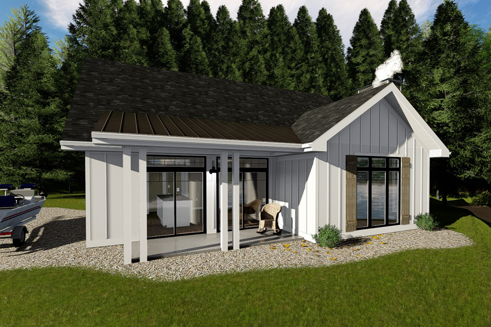 Farmhouse Floor Plan 2 Bedrms 1 Baths 1096 Sq Ft 100 1354