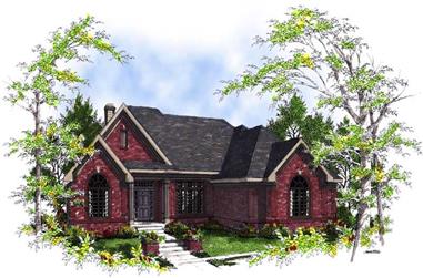 3-Bedroom, 2629 Sq Ft Ranch Home Plan - 101-1080 - Main Exterior