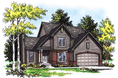 4-Bedroom, 1999 Sq Ft Country House Plan - 101-1085 - Front Exterior